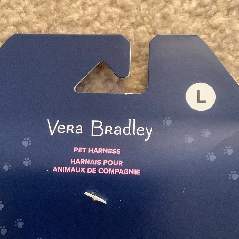 Vera Bradley Aqua Turtle Dog Harness